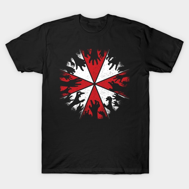 Undead Umbrella 1 T-Shirt by DCLawrenceUK